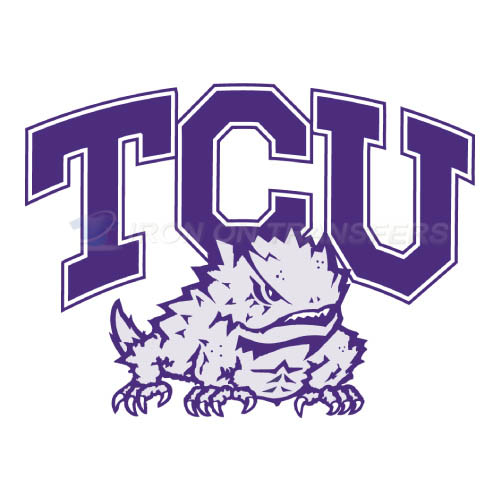 TCU Horned Frogs Logo T-shirts Iron On Transfers N6428
